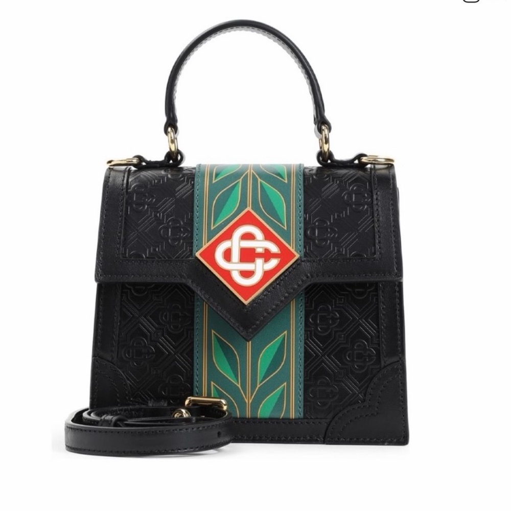Chic Black and Green Mini Bag - Picture 2 of 9